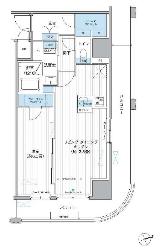 栖-すみか-浅草蔵前の物件間取画像