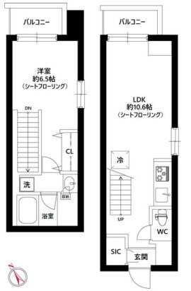 ラ・ペルラ文京小石川の物件間取画像