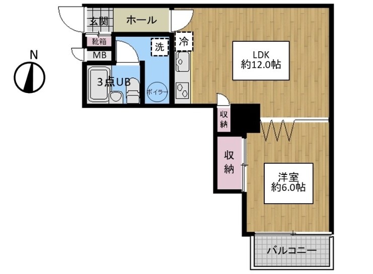 ライオンズマンション一番町の物件間取画像