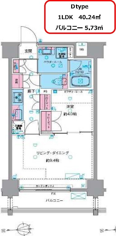 ジェノヴィア浅草VIスカイガーデンの物件間取画像