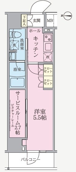 アークマーク南千住レジデンス(ARKMARK南千住RESIDの物件間取画像