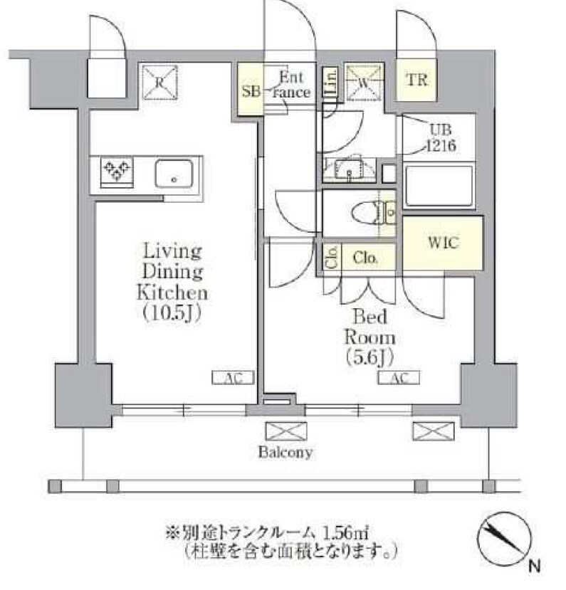 ＯＲＳＵＳ　三ノ輪（オルサス三ノ輪）の物件間取画像