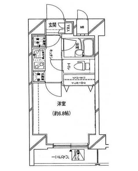 パレステュディオ信濃町の物件間取画像