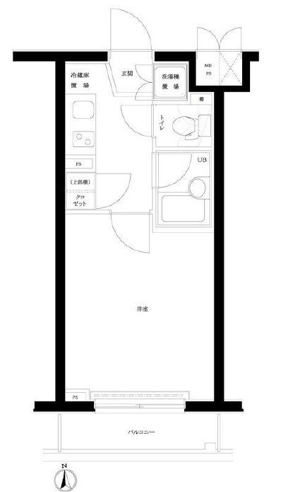 ルーブル早稲田弐番館の物件間取画像