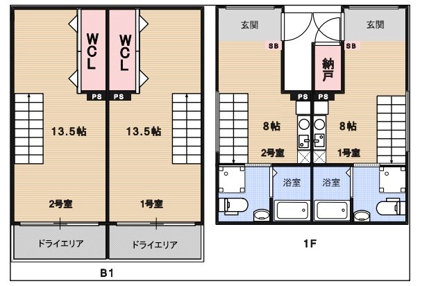 プラビア日暮里の物件間取画像