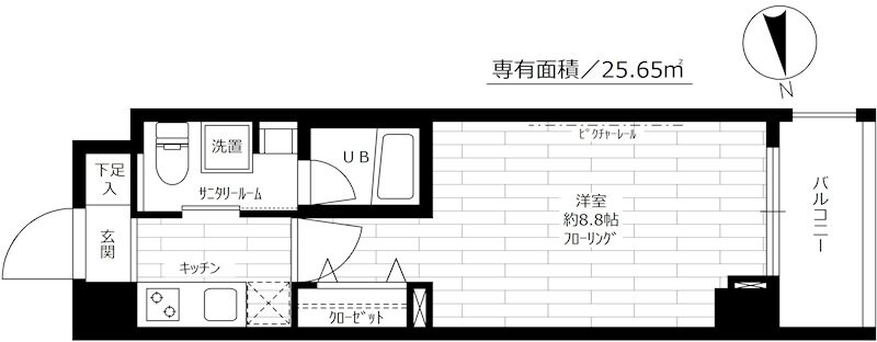 ステージグランデ神楽坂の物件間取画像