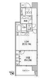 コンフォリア神田神保町の物件間取画像