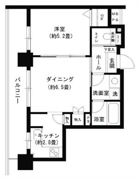 クリオ文京小石川の物件間取画像