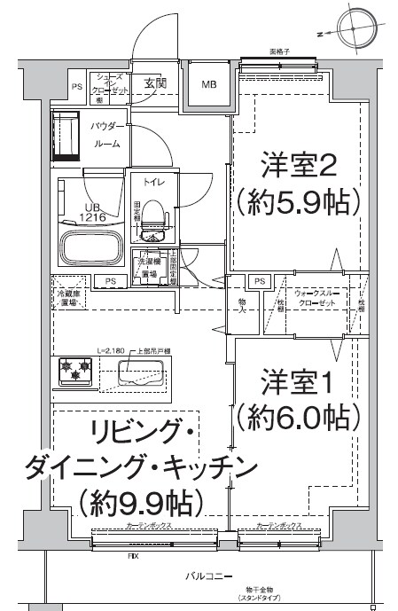 エルフォルテ東日暮里の物件間取画像