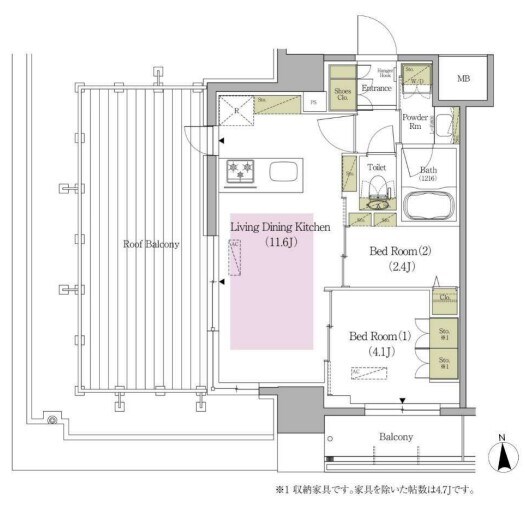 アーバネックス早稲田テラスの物件間取画像