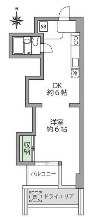 アミューズハウスの物件間取画像