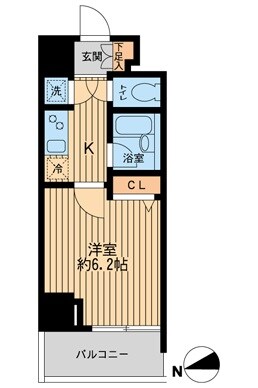 HF早稲田レジデンスの物件間取画像