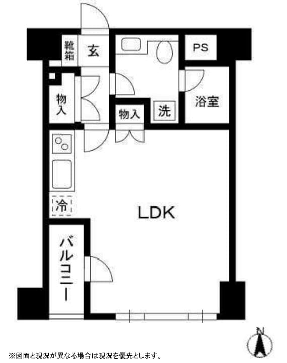 麻布十番ハイツの物件間取画像