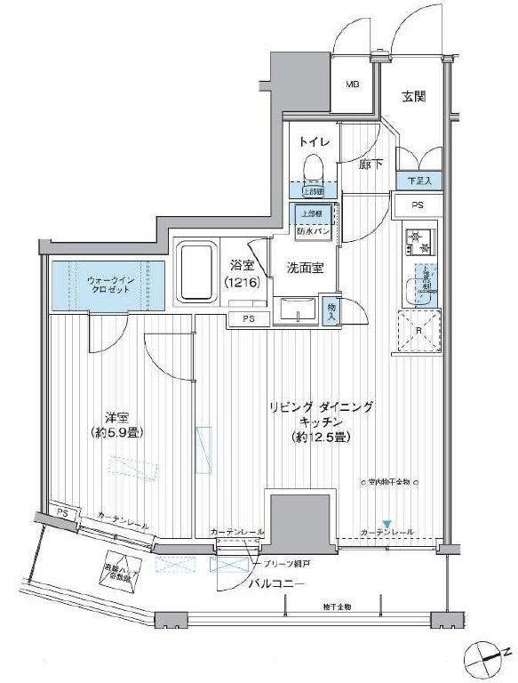 栖-すみか-浅草蔵前の物件間取画像