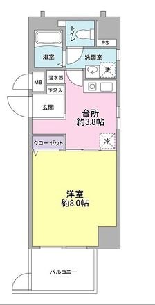 ヴェルデ東日本橋の物件間取画像