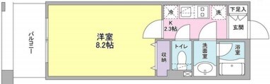 プロスペクト東雲橋の物件間取画像