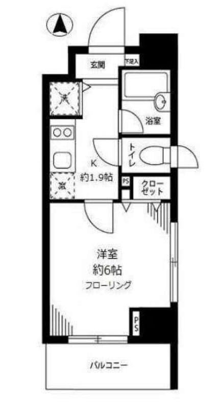 グロースメゾン亀戸の物件間取画像