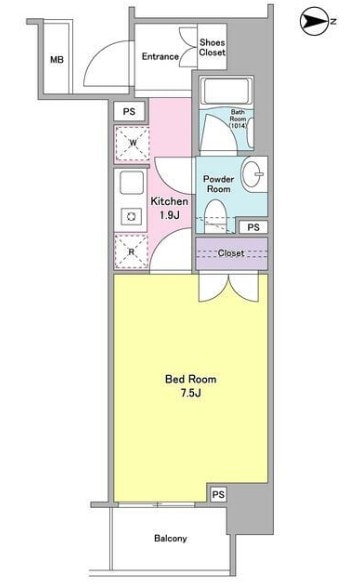 カッシア両国の物件間取画像