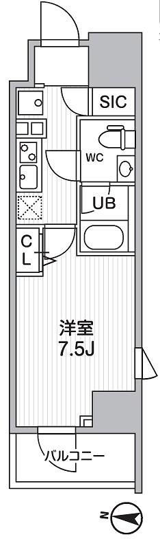 オルタナ亀戸（ALTERNA亀戸）の物件間取画像