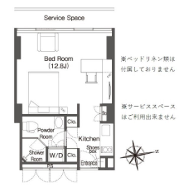 ウエリスアーバン品川タワーの物件間取画像