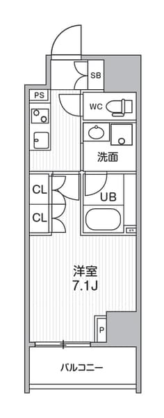 ドゥーエ三ノ輪Iの物件間取画像