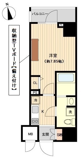 オーキッドレジデンス上野の物件間取画像