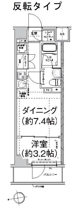 エルフォルテ東日暮里の物件間取画像