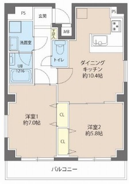 レオーネ秋葉原の物件間取画像