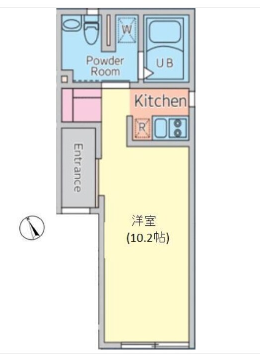 ルーナクレシェンテ早稲田の物件間取画像