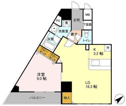 フォレンツタワー文京千石の物件間取画像