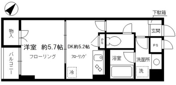 スプリーム九段の物件間取画像