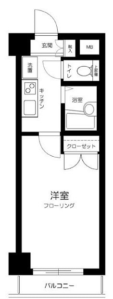 カテリーナ市ヶ谷の物件間取画像