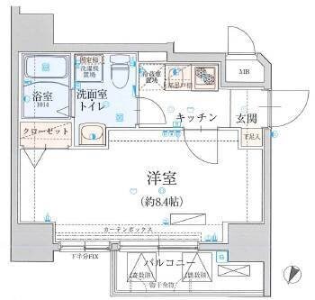 リヴシティ一番町の物件間取画像