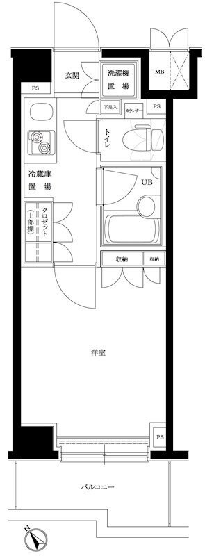 ルーブル目黒不動前の物件間取画像