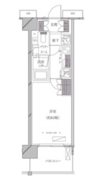 エースタンダード芝浦（A-standard芝浦）　の物件間取画像