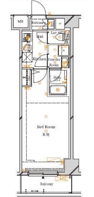 ラフィスタ東京イーストの物件間取画像