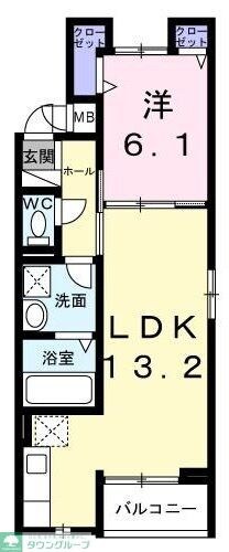 グリーン　フィールド　松見町の物件間取画像