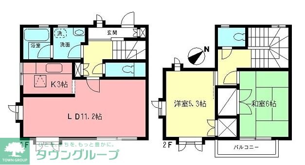 トラッドスクエアＰの物件間取画像