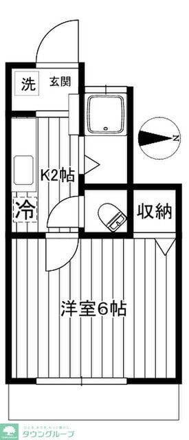 サンロイヤル元住吉の物件間取画像