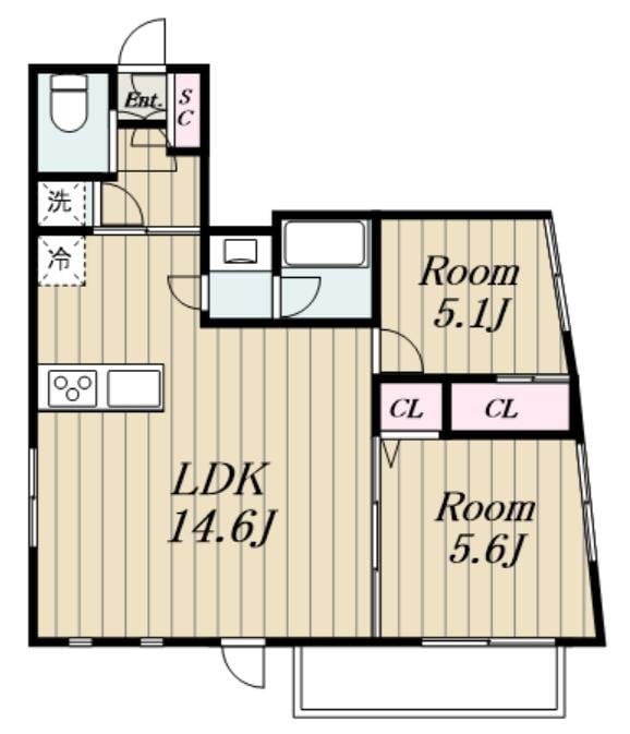 Grand Peak Waseda(グラン　ピーク　ワセダ)の物件間取画像