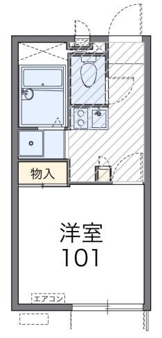 レオパレススペーシア　東池袋の物件間取画像