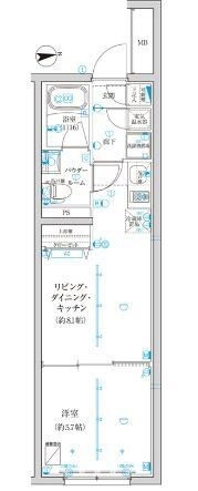 ＣＲＥＡＴＩＦ西池袋の物件間取画像