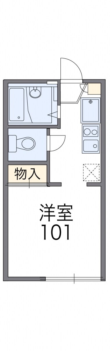 レオパレス小倉の物件間取画像