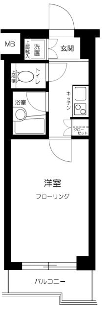 パティーナ池袋の物件間取画像