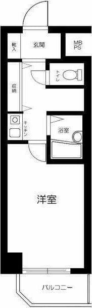 モナークマンション池袋の物件間取画像