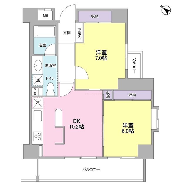 プロスペクト西巣鴨の物件間取画像