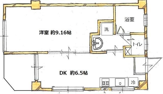 コーポ高山の物件間取画像