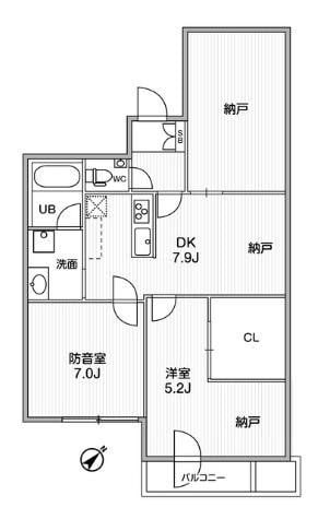 ルミナス練馬の物件間取画像