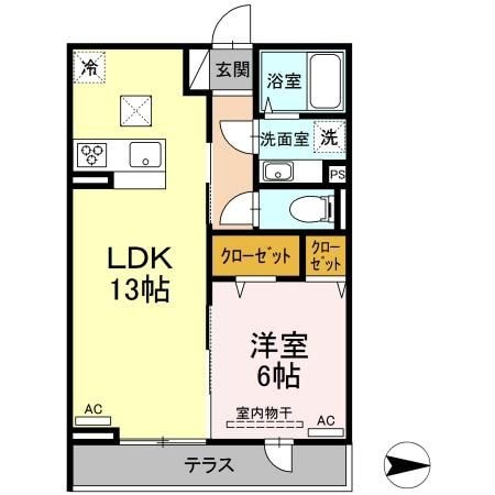 セジュール春日町３の物件間取画像