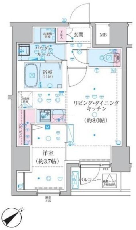 GENOVIA椎名町の物件間取画像